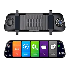 10 Inch Dual Lens Car Dash Camera Rearview Mirror SIM Card 4G Wifi GPS Android Car Camera Dash Cam