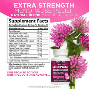 Extra Strength <span class=keywords><strong>Menopause</strong></span> Supplement <span class=keywords><strong>Hot</strong></span> <span class=keywords><strong>Flash</strong></span> Support Kräuter ergänzungen für Frauen Enthält Black Cohosh Angelica Soy - Product Image 3