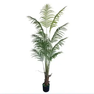 不同形状的人造槟榔棕榈树假Jaggery装饰棕榈树室外室内家居景观盆栽工艺品