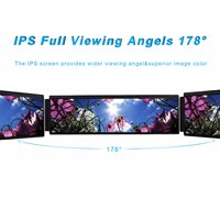 VSDISPLAY 12.6 Inci 1920x515 Y60 Casing PC Monitor LCD IPS EDP Port Micro USB, untuk Casing PC DIY Layar Gaming