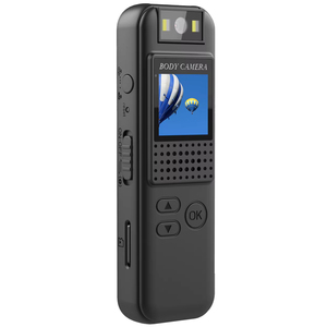 Cs08 độ nét cao 1080P cơ thể Máy ảnh âm thanh video ghi âm 180 độ xoay ống kính trở lại clip hấp phụ từ tính - Product Image 1