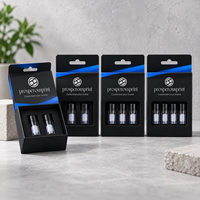 Boîte d'emballage personnalisée de luxe en carton pour flacon de peptides, avec fermeture magnétique et doublure en éponge, pour flacon unique de 2 ml, 3 ml, 5 ml, 10 ml