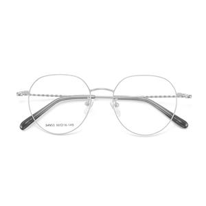 กรอบแว่นตาโลหะทรงกลม Danyang รุ่น 34953 กรอบเต็ม เปลี่ยนเลนส์ได้ เลนส์เรซิ่นสำหรับทุกเพศ - Product Image 1