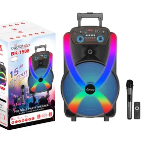 Oudiobop Nouveau haut-parleur <span class=keywords><strong>de</strong></span> 15 pouces, son musical, autres instruments <span class=keywords><strong>de</strong></span> <span class=keywords><strong>musique</strong></span>, lecteur MP3, haut-parleur - Product Image 1