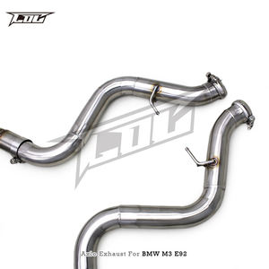 Système d'échappement Catback avec silencieux arrière à soupapes Auto 2.5 pouces pour BMW M3 E90/E92/E93 V8 4.0L 2008-2013 SUS304, compatible avec l'échappement d'origine - Product Image 2