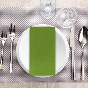 Serviettes jetables en lin <span class=keywords><strong>bleu</strong></span> <span class=keywords><strong>marine</strong></span> 100 pièces Serviettes d'invité absorbantes 1 pli Serviettes de table de style sac - Product Image 2