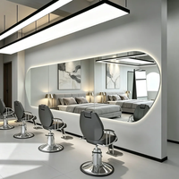 Vente mondiale en promotion : Miroir intelligent LED multifonctionnel haut de gamme moderne, miroir de salon, miroir de salle de bain, miroir de maquillage, vente en gros OEM/ODM