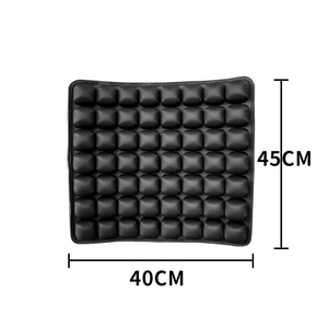 JFT <b>Inflatable</b> Seat Cushion Black Gray Pressure Relief Office <b>Car</b> Cushion Foldable With Pump - Product Image 4