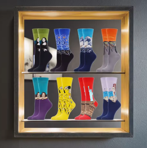 Calcetines Divertidos con Estampado de Patatas Fritas para Hombre, Modelo 2026ZP, Estilo Casual para el Hogar - Product Image 3