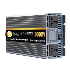Original 3000 Watt Pure Sine Wave Power 12v Dc To Ac 220 240v Ac Inverter For Car Form 12 V To 3000w 220v