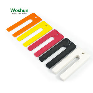 Woshun 90x35 عبوات نافذة حذاء الحصان عبوات بلاستيكية حدوة حصان عبوات نافذة حدوة الحصان عبوات فواصل بلاستيكية لملء وتسوية - Product Image 4