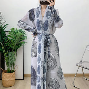 Venta caliente abrigo abierto abaya mujeres vestido musulmán 2025 Dubai vestidos elegantes fabricantes de ropa de China en stock o personalizado - Product Image 4