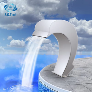 Corona de agua de alta calidad 304 cascadas de acero inoxidable piedra anticorrosión duradera productos de jardín varias especificaciones - Product Image 1