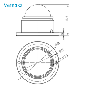 เครื่องวัดความเข้มแสงอาทิตย์ Veinasa-PRS ไพราโนมิเตอร์ เซ็นเซอร์วัดแสงรวมสำหรับสถานีตรวจอากาศโรงไฟฟ้าพลังงานแสงอาทิตย์ Veinasa-PRS ไพราโนมิเตอร์ โซลาร์ R - Product Image 6