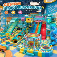 Équipement de Jeu Intérieur à Thème Spatial Haute Qualité pour Enfants avec Grands Toboggans à Vendre