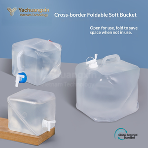 Cedilis 2 <b>Pack</b> 5.3 Gallon Collapsible <b>Water</b> Container Storage Jug Spigot Food Safe Camping Outdoor Hiking Emergency Portable - Product Image 6