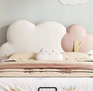 Girls Cloud Tree <b>Bed</b> Solid Wood <b>Single</b> Frame All-in-One Slat <b>Base</b> Kids Bedroom - Product Image 6