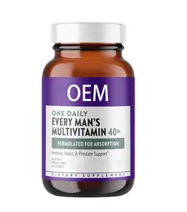 Erkekler için bağışıklık sağlığı desteği Multivitamin Tablet için A C D E vitamini ve çinko vitamini ile Multivitamin takviyesi