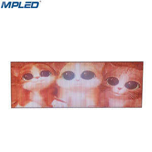 MPLED Trong Suốt <span class=keywords><strong>Led</strong></span> Biển Quảng Cáo P3.91-7.81 Xe Trở Lại Cửa Sổ Màn Hình Độ Sáng Cao Đầy Đủ Màu Sắc Xe Tư Nhân Cửa Sổ Độc Đáo Dẫn Đăng Ký - Product Image 2