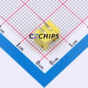 BX-XH2.54-2PWZ-Y Wire-to-<b>Board</b> <b>Pin</b> Header Bent Lead Through Hole,P=2.54mm Connector 1x2P 2.5mm Right Angle Insert XH - Product Image 2
