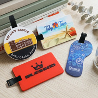 Tag Bagasi PVC Lunak Dura Ble, Tag Tas Koper Custom, Aksesoris Tas, Tag Tas Tangan, Tahan Air, Fleksibel, Hadiah Promosi