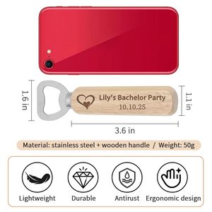 Abridor de Botellas de Madera Personalizado para <span class=keywords><strong>Cumpleaños</strong></span>, 18, 21, 30, 40, 50, <span class=keywords><strong>60</strong></span> Años, <span class=keywords><strong>Regalo</strong></span> para el Día del <span class=keywords><strong>Padre</strong></span>, Decoración para Fiestas de <span class=keywords><strong>Cumpleaños</strong></span> - Product Image 3