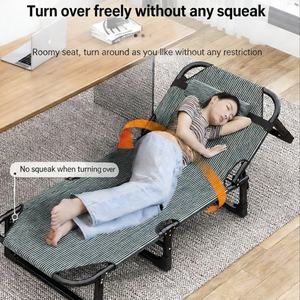 <span class=keywords><strong>Lit</strong></span> pliant durable avec tubes en acier épaissis, largeur 56 cm, patins anti-bruit et antidérapants - Product Image 5