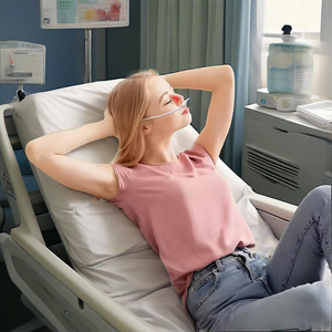 Lampu Laser terapi frekuensi rendah portabel, alat terapi Laser sumber listrik, perawatan alergi Rhinitis dan penghilang Anti mendengkur - Product Image 1