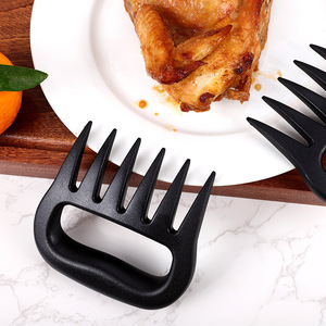 Cortador de carne, brocheta para barbacoa, cortador de carne tipo garra de oso de PP, tenedor para carne tipo garra, triturador de carne multifuncional. - Product Image 1