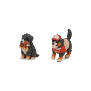 Le meilleur chien de montagne de la Suisse de qualité supérieure - Chien de dessin animé créatif en résine pour baseball et jouets - Product Image 4