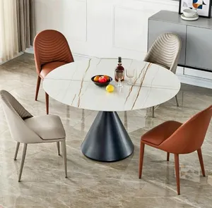 Silla de comedor simple moderna silla de cena de escritorio de maquillaje de oruga creativa reclinable de cuero para el hogar