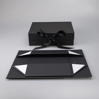 Carton plat pliable personnalisé en gros imprimant votre LOGO boîte-cadeau d'artisanat cosmétique de vêtements avec le carton d'emballage d'aimant