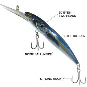 Leurre dur de pêche Selco en vente flash, leurre de pêche en eau salée de qualité supérieure, leurres durs <span class=keywords><strong>Sasuke</strong></span> à flottaison lente, leurre articulé - Product Image 5