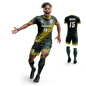 Maglia da Calcio Personalizzata del Club <span class=keywords><strong>Cristiano</strong></span> Portogallo e Brasile, Servizio OEM Estivo, Set Camiseta Jersey - Product Image 4