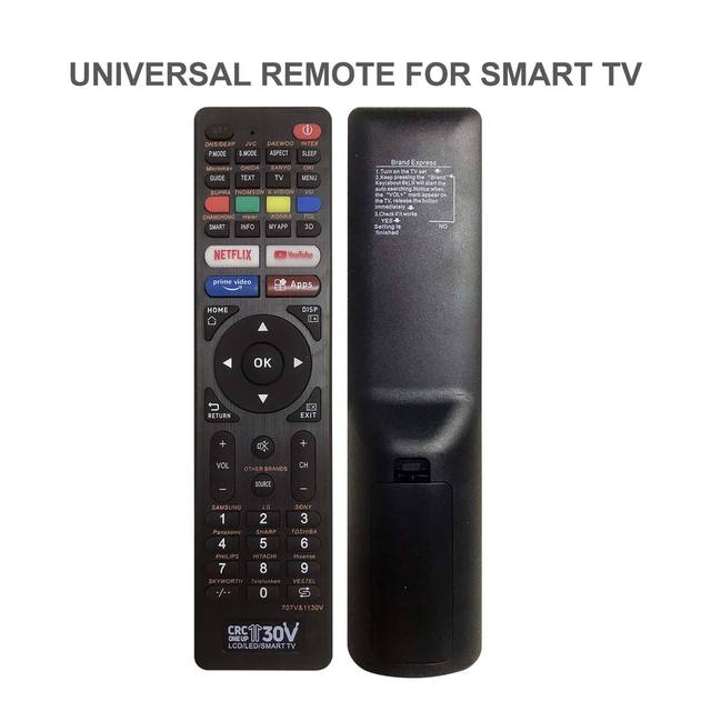 Universal TV Remote Control CRC1130 Work for All Brands TV