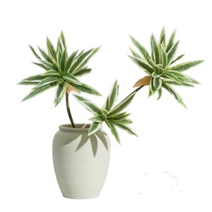 Ramo de Bambú y Lirios Artificiales Meng Jie, Planta Decorativa de PVC Suave con Tres Cabezas para Interiores, Hogar y Sala de Estar - Product Image 5