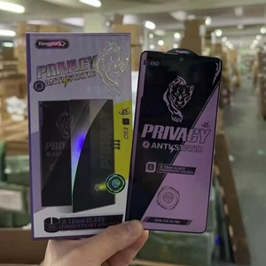 Protection d'écran transparente pour Samsung S26 Ultra avec déverrouillage par empreinte digitale ultrasonique, verre trempé mat/ Confidentialité pour S23 S24+ S25 S26 EDGE - Product Image 3