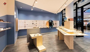 Tối giản quang cửa hàng hiển thị Kệ Acrylic kính hiển thị tủ quang học hiện đại Cửa hàng đồ nội thất với thiết kế mỏng - Product Image 4