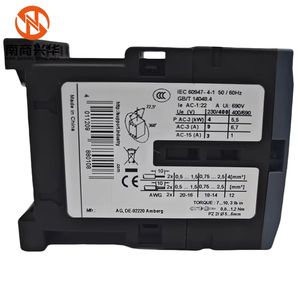 100% orijinal yeni kontaktör <span class=keywords><strong>3</strong></span> fazlı yardımcı kontak 1 NC 3RT6016-1BB4 2 güç kontaktörü nokta altın satıcı - Product Image 6