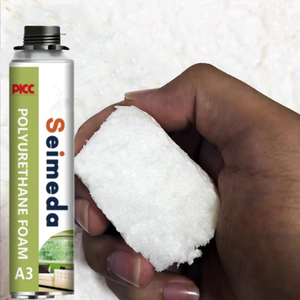 SEIMEDA Blanc 750ml Pistolet pulvérisateur de polyuréthane pour isolation de fenêtres et portes, mousse PU, travail du bois, construction, emballage - Product Image 6