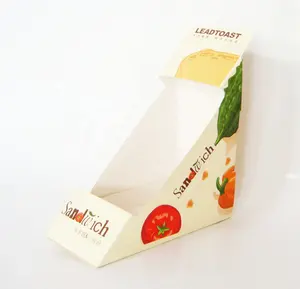 スナックボックスホットドッグ/ハンバーガー/サンドイッチ紙包装テイクアウトボックス