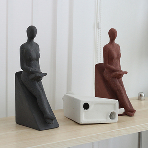 Reposapiés minimalistas nórdicos decoraciones interior sala de estar escultura artículos de decoración del hogar para el interior del hogar - Product Image 5