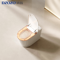 S021 Toilette intelligente de luxe professionnelle moderne avec bidet électrique intégré, cuvette WC automatique, finition blanc mat