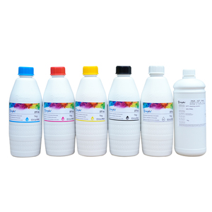 Encre d'impression CMYK+W de haute qualité YH - Encre DTF, encre de sublimation, encre éco-solvant - 1 bouteille/1L, 6 bouteilles/carton, prix usine - Product Image 1
