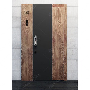 Porta di sicurezza con ingresso anteriore in alluminio pressofuso moderno di fascia alta con serratura intelligente antifurto - Product Image 4