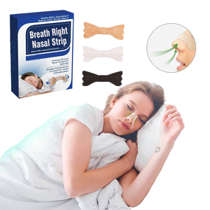 Tiras nasales de respiración para roncar y dormir, tiras nasales seguras para la piel, cinta de ayuda respiratoria para mejorar el flujo de aire - Product Image 3