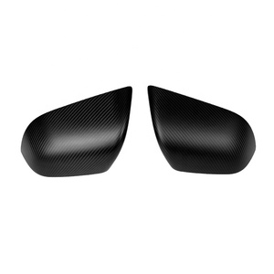 ฝาครอบกระจกคาร์บอนไฟเบอร์เคลือบด้านมีสไตล์สำหรับเทสลารุ่น3 2018-2019 - Product Image 2