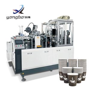 Fully Automatic Double Wall Recyclable <strong>Paper</strong> Tea <strong>Cup</strong> Making Machine Custom Logo 100-110pcs/min <strong>Paper</strong> Folding Machine - Product Image 1