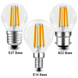 נורת נימה LED וינטג' 2w 4w ניתנת לעמעום E14 E27 B22 G45 עם אישור CE RoHS