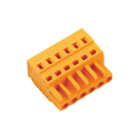 Borne de connexion industrielle en alliage de cuivre Wanjie série WJ0401-02/WJ0501-02, pas de 5,0 mm/5,08 mm, 2P-24P, 300V/15A, 28-12AWG, pour circuit imprimé